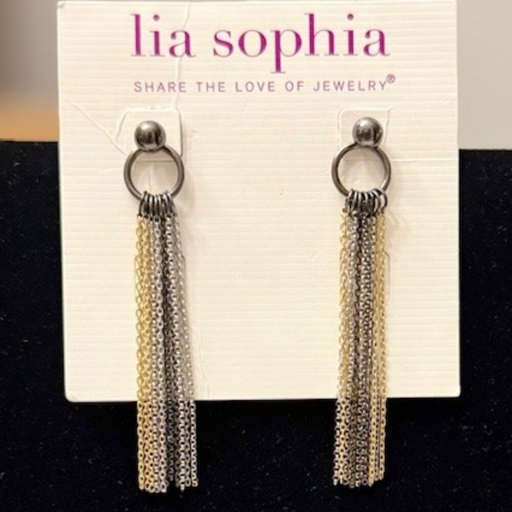 Lia Sophia "FACE OFF" Earrings